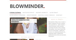 Desktop Screenshot of blowminder.com